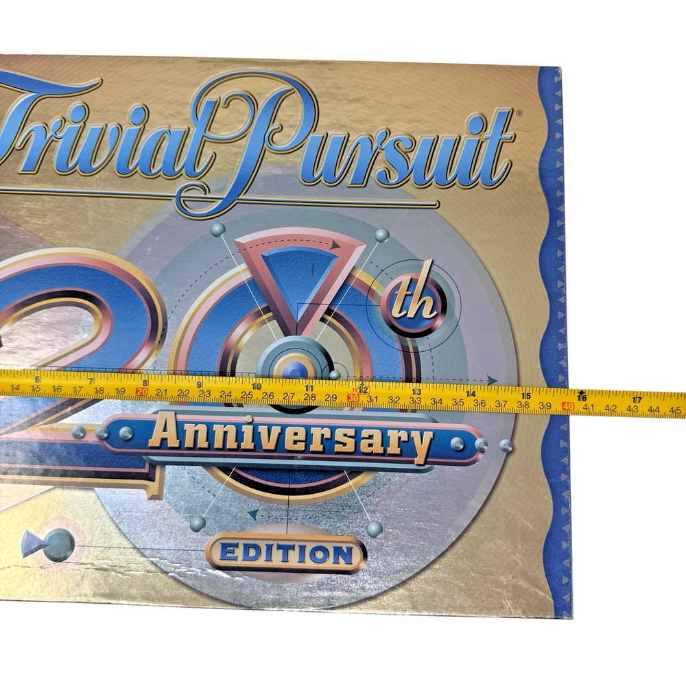 Vintage Trivial Pursuit 20th Anniversary Edition Trivia Game 2002 Original Box - Picture 10 of 12